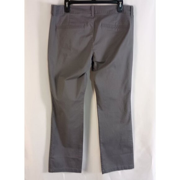 Old Navy Pants 12P NWT Gray Bootcut Mid Rise Women’s Career Work Dress Slacks - Picture 5 of 7